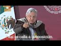 AMLO calla a la oposición con un simple discurso!!!! Fifis denuncian censura.