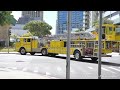 Honolulu Fire Department Compilation #20 - Ladder Trucks Responding (Christmas Special)