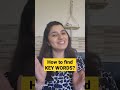How to find KEY WORDS in CA/CS/CMA? #csjaspreetdhanjal #exams2023 #ashortaday #cacscma