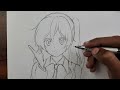 Draw Anime Girl Using Easy Method | Shinka Nibutai | For Beginners
