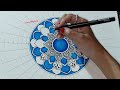 Mandala Art For Beginners Step By Step Tutorial Part -1 | @Easy_Mandala59