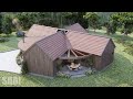 75' x 75' (23m x 23m) Round House Magic in the Mountains - Cabin Airbnb House Tour
