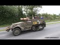 Huge convoy of tanks and military vehicles on the 80th Anniversary of D-Day 🪖