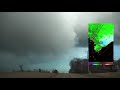 Rare Early Spring Storm Chase - Tornado Warned Storms with Snow!