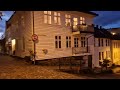 Twilight Walk in Bergen, Norway