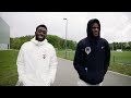 Alphonso Davies hosts NFL MVP Lamar Jackson at the FC Bayern Campus