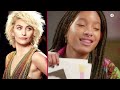 willow and Paris Jackson red table talk episode