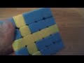 i made a swedish flag with my 5x5