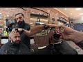 Asmr Barber , head razor shave , beard trim and shape ,Beard dye ,face cleaning