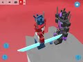 Blocksworld Optimus prime vs nemesis prime
