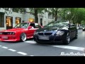 BMW M6 vs M3 E30 - LAUNCH CONTROL - CRAZY SOUND WITH CUSTOM PIPES