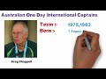 All Australian One Day International Captains 1971-2018 | Australia National Cricket Team Captains