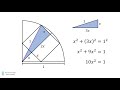 Challenging problem given to students - square in a quadrant