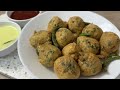 Crispy Methi Na Gota Recipe with Kadhi | મેથી ના ગોટા | Gujarati snack | Fenugreek Leave Recipe