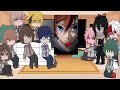 Class 1A reacts to Chuuya and Dazai as transfer students || Bad Grammar || Mistakes ||