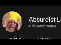 420 Subscribers on 4/20 - (wow what a MILESTONER)