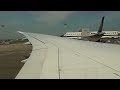 Etihad Airways Boeing 787-9 WINGVIEW APPROACH AND LANDING at Singapore Airport