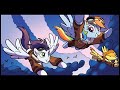 My little pony rainbow dash help soarin to complete a task (comic)