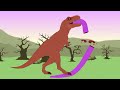 Tyrannosaurus Rex vs. Titanoboa | Animation