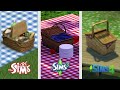 Sims 1 vs Sims 3 vs Sims 4 - Picnic Basket