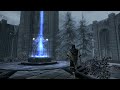 The Elder Scrolls | Winter Snowstorms with Tranquil Music from Skyrim, Morrowind, Oblivion, and ESO