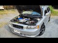 How to clean engine bay. Volvo v70r v60r. cerakote steam clean and vapor blast.