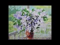 Lilacs On Table Paint By Numbers (PBN)