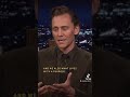 Tom Hiddleston at Jimmy Fallon tonight,reflects on the last 14 years of his life playing #Loki 