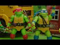 TMNT Toys Fight Superfly in STICKY Mud! | Toymation