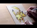 How to draw Pikachu with Prismacolor pencils by Bryan Collins