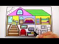 How to Draw Colorful Art Supplies for Kids 🌈💚💖💙💜 Colorful Art Supplies Drawing and Coloring