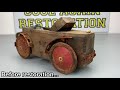 Vintage Wooden Toy Car - Restoration & Repair