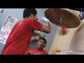 Manny Pacquiao ATTACKS THE SPEED BAG LIKE A WARRIOR! 4/9/11