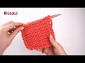 The KNIT STITCH for Total Beginners