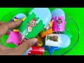 Finding Pinkfong, Cocomelon with Rainbow CLAY ! Satisfying ASMR Videos