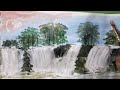 Waterfall Painting / How To Make Waterfall Painting / Painting Tutorial