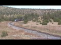 Chasing Amtrak's Southwest Chief over Raton Pass 10/7/14 HD