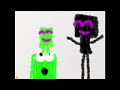 Enderman and slime love story, Minecraft animation