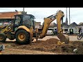 Excavator Scary Memories. Sagana Roadside Excavation