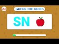 Guess The Drink By Emoji