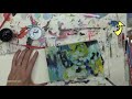 How to Create Abstract Art in a Sketchbook Art Journal | Betty Franks Art | Abstract Expressionism