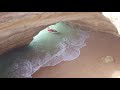 Benagil caves by drone, Algarve, Portugal