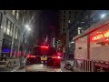 NEW YORK CITY 4K - Driving New York City At Night