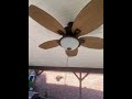 Two 44-in Harbor Breeze Cedar Shoals Ceiling Fans.