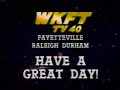 WKFT-TV 40, Fayetteville NC Sign-Off & Sign-On 1993