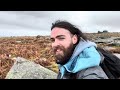 my first solo wild camp - caught in a dartmoor storm