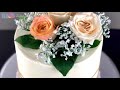 Quick And Easy Way To Make Your Buttercream Cake Look Elegant With Fresh Flowers - ZIBAKERIZ
