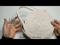 Ide Kreatif Tas dari Tali | DIY Circle Rope Bag