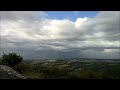 time lapse project of convective weather over hingston down