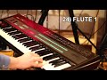 Yamaha DX7 - the 32 classic factory patches